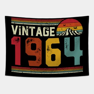 Vintage 1964 Birthday Gift Retro Style Tapestry