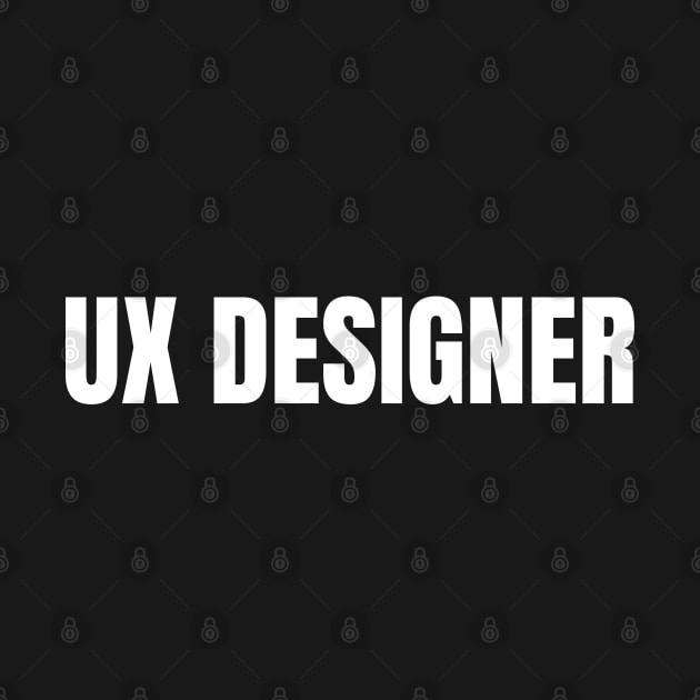 UX Designer - Simple Bold Text by SpHu24