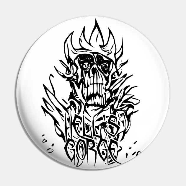 Hell's Gorge Pin by Lolebomb