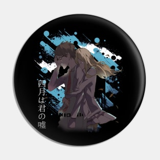 Love Through Music Shigatsu wa KimiTee Reflecting the Anime's Emotional Journey Pin