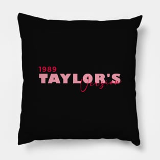 Taylor's version | pink Pillow