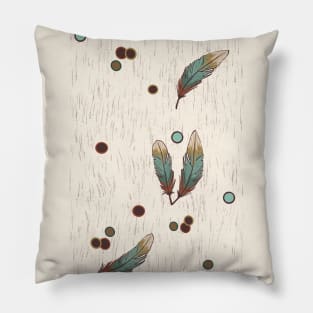 Bold Country with Feathers Flying Pillow