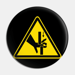 Hand Smash Sign Pin