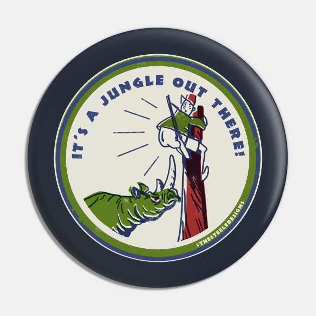 Jungle Jokes (green) Pin by theSteele