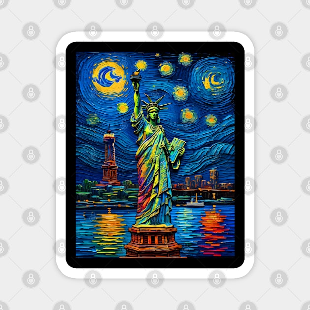 Liberty Magnet by FUN GOGH