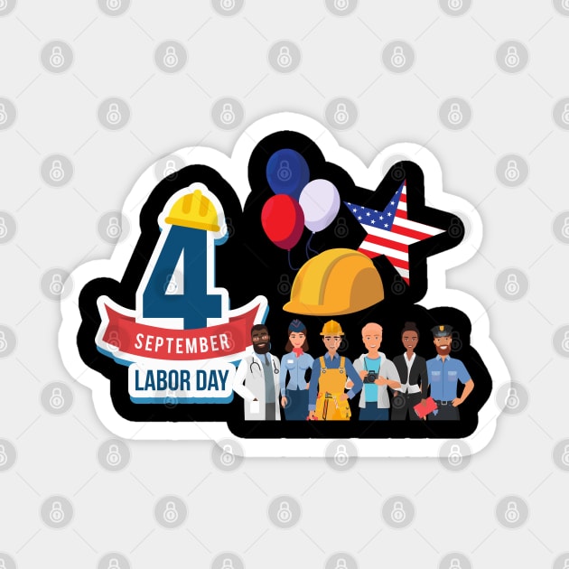 labor day Magnet by Lili's Designs