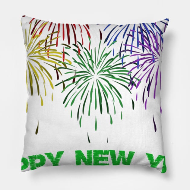 Happy New Year 2021 !! Pillow by Hamady6060