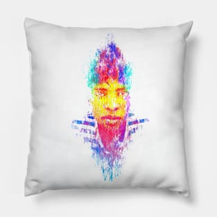 LSD trip  portrait Pillow