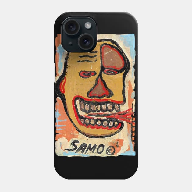 New York Samo T-Shirt 3 Phone Case by Sauher