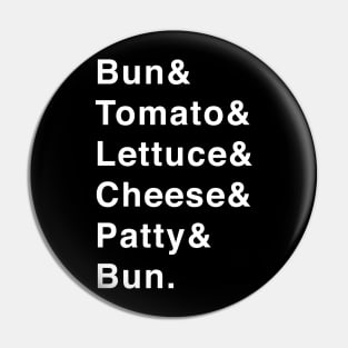 Burger Ingredients Pin