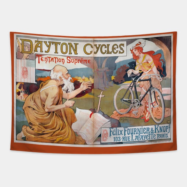 Advertisment for Dayton Bicycles Tapestry by mike11209