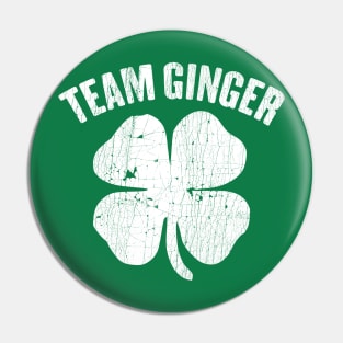 Team Ginger St Patricks Day Pin