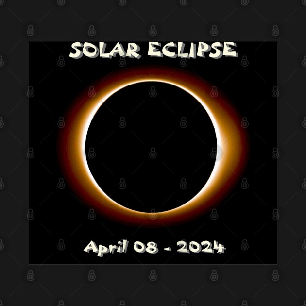 Solar Eclipse April 08 - 2024 Print by posterbobs