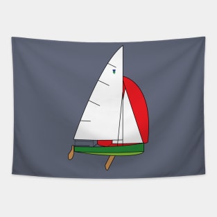 Thistle Sailboat Tapestry