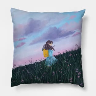 Dreamy girl Pillow