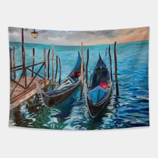 two boats Tapestry