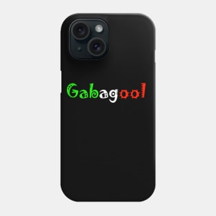 Gabagool Word Phone Case