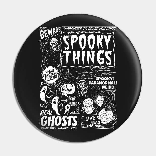 Spooky Things Pin by chrisraimoart