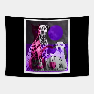 couple dalmatian Tapestry