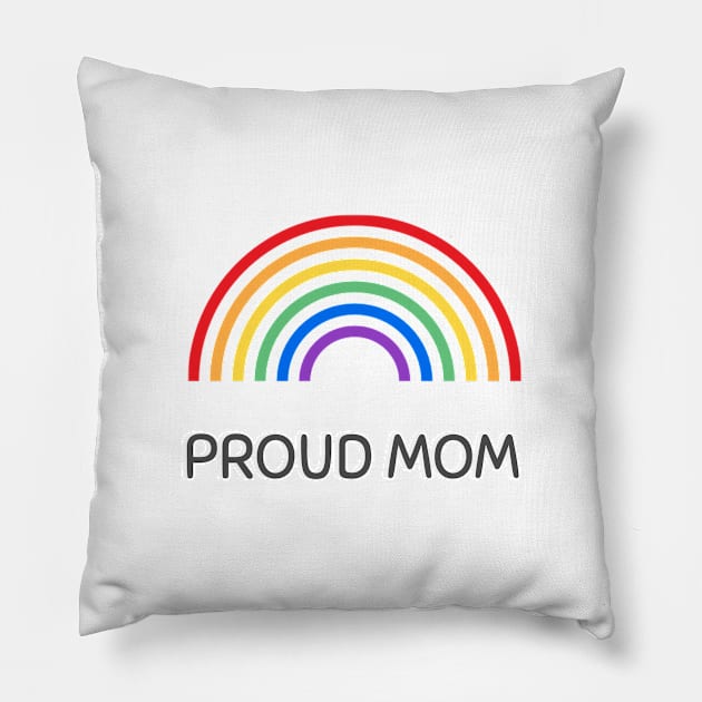 Proud Mom Pillow by InspireMe