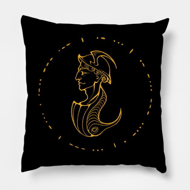 Thoth-Hermes Pillow by Nightgrowler