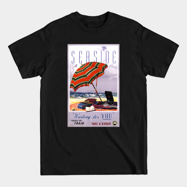 Disover Vintage Travel Poster Seaside Waiting for You Australia - Australia - T-Shirt