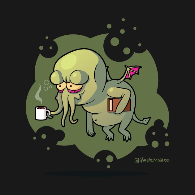 Tired Cthulhu by Alê Pachon