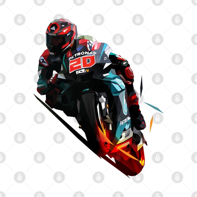 Fabio Quartararo Low Poly by pxl_g