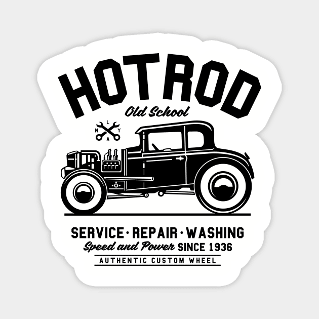 Hotrod Magnet by Z1