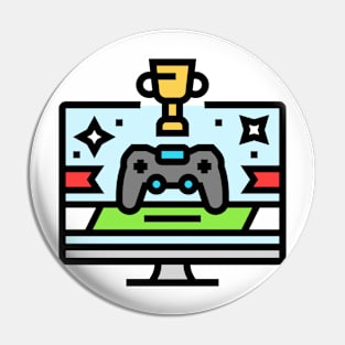 gaming winner Pin