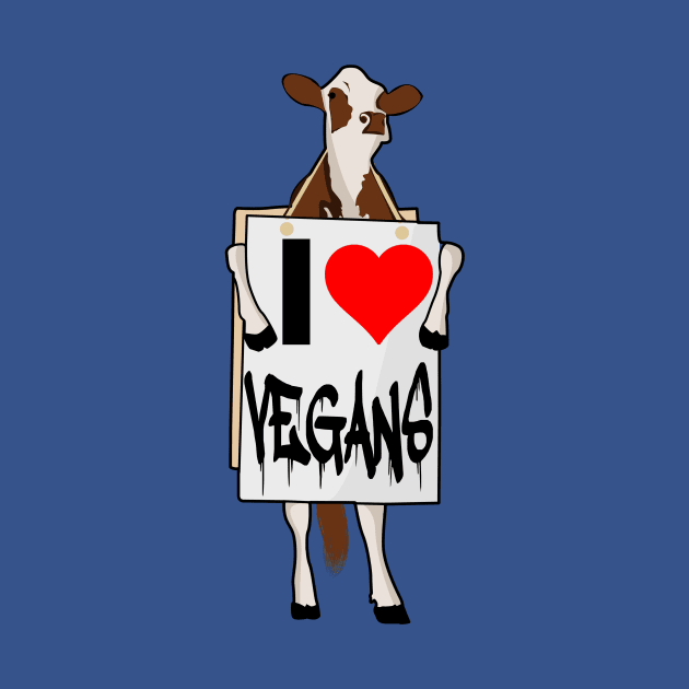 I love vegans by Diaspora Wear