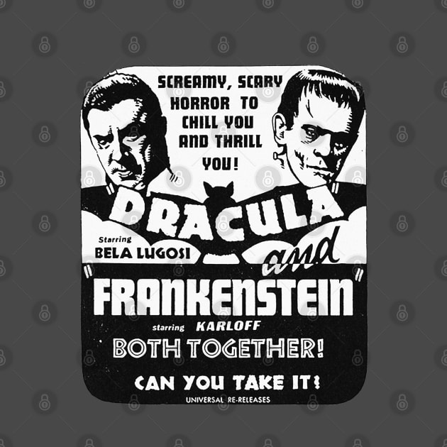 Dracula Frankenstein Double Feature by zombill