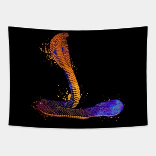 Colorful cobra Tapestry