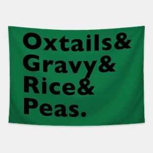 Jamaican Oxtails & Gravy Rice and Peas Tapestry