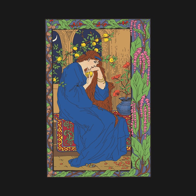 Pre- Raphaelite Girl 1 (Blue) by Soth Studio