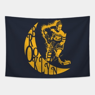 Defunct Brooklyn Crescents Hockey Team Tapestry