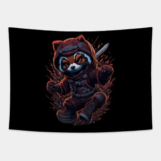 Red Panda Ninja_003 Tapestry