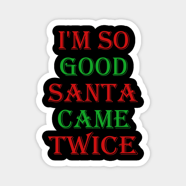 Inappropriate Christmas costume Funny xmas Party Gift Magnet by CoApparel