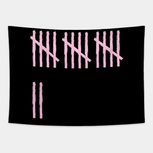 17th pink count Tapestry