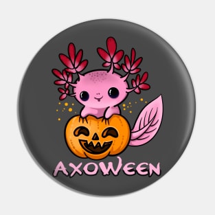 Axolotl Halloween Pin