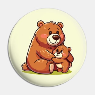 Mama & Baby Bear Pin