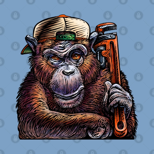 Monkey Wrench by ChetArt