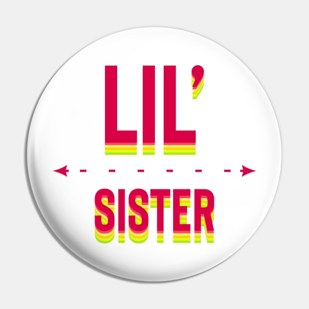 Lil’ Sister Pin by UnderDesign