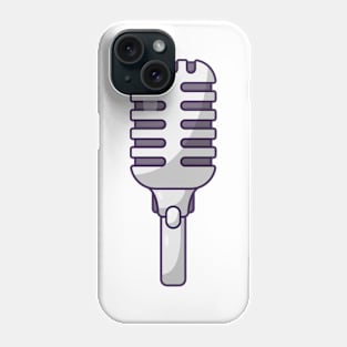 Retro Mic Phone Case