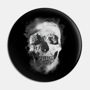 Fading Skull Pin