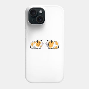 Two Little Happy Guinea pigs Phone Case