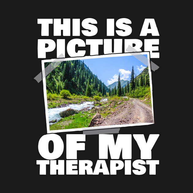 This Is A Picture Of My Therapist Mountain Hiking by thingsandthings