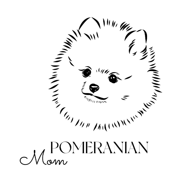 Pomeranian Mom - Pomeranian Dog by fromherotozero