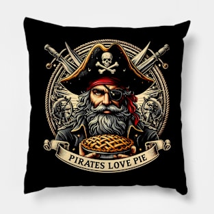 Pirates Love Pie Pillow