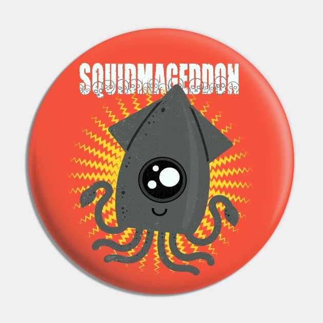 Squidmageddon: A Veidt Production Pin by PalmGallery